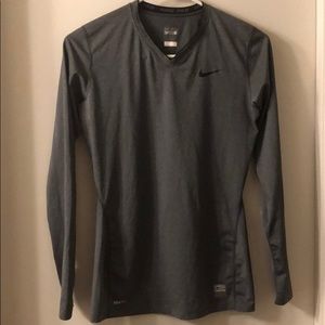 Nike Pro gray long sleeve
